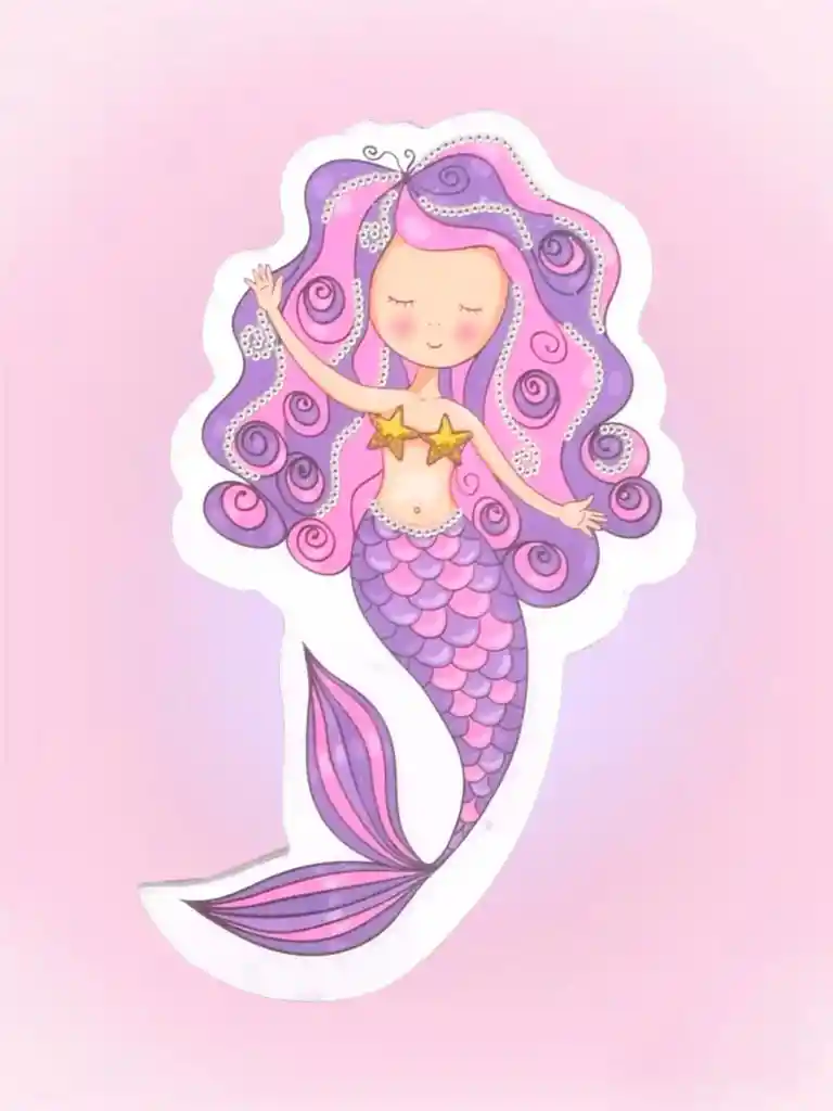 Papeleria Kawaii - Pots Si De Sirena - Notas Adhesivas De Sirena