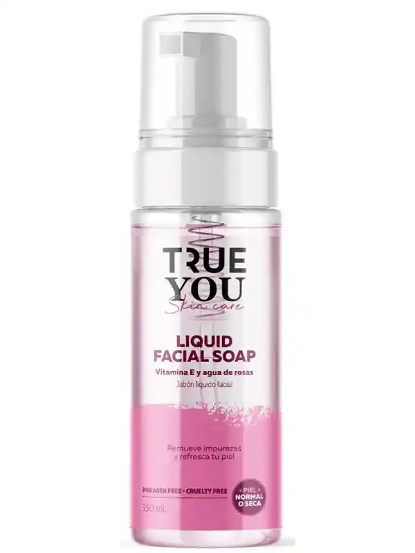 Jabón Líquido Facial True You Rosas 150ml