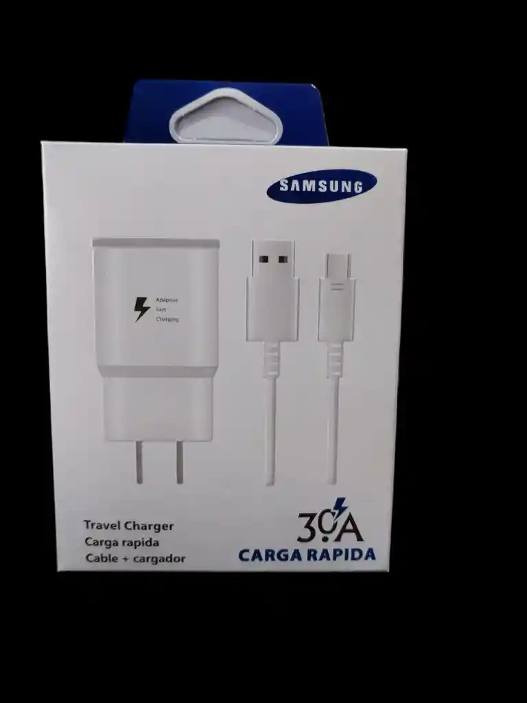 Cargador Samsung Tipo C Completo Carga Rapida 3a