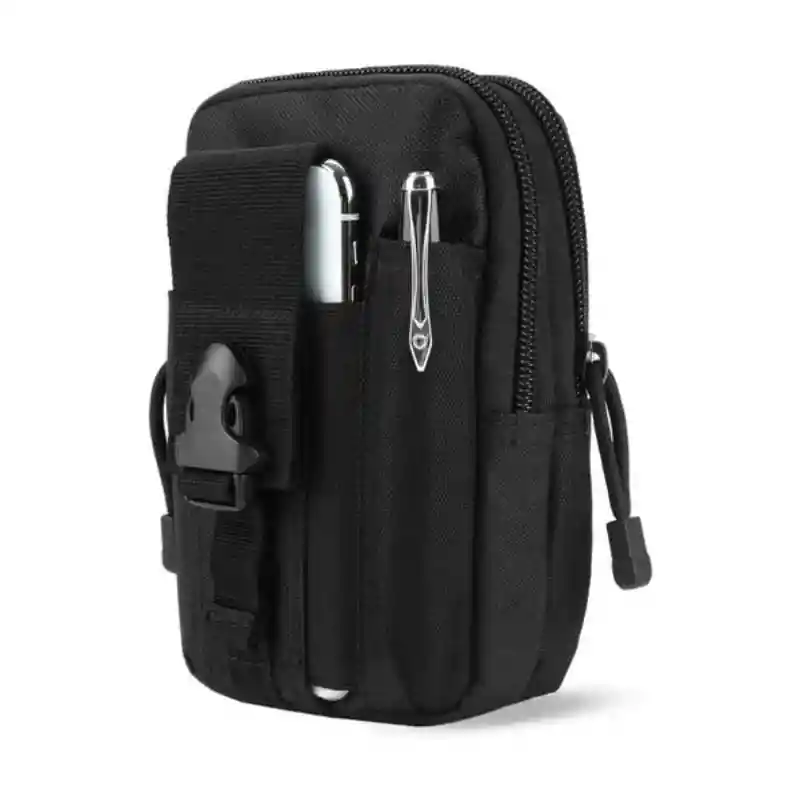 Bolso/carriel Porta Celular Multiuso Negro