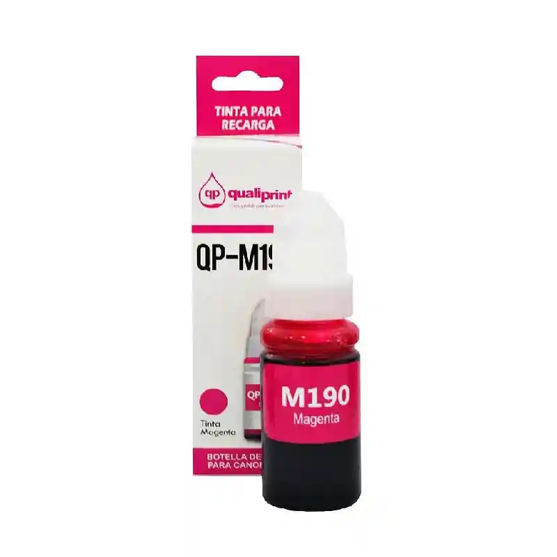 Tinta Qp Genérica Canon 190 Magenta 70ml