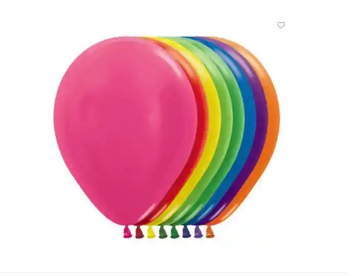 48 Globos Bombas Metal Satin Pastel Fiesta Grado Sempertex 1