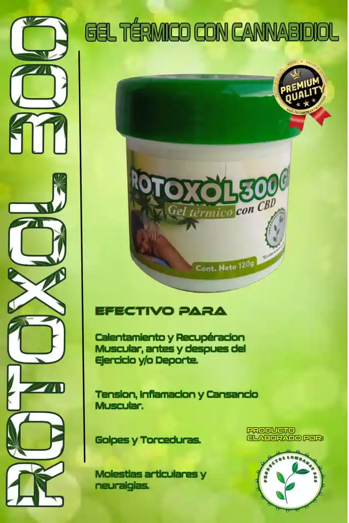 Rotoxol 300 Gel Termico Con Cbd