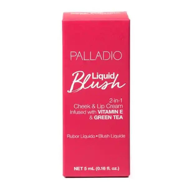 Rubor Liquido Blush Palladio Deep Fuschia 5ml