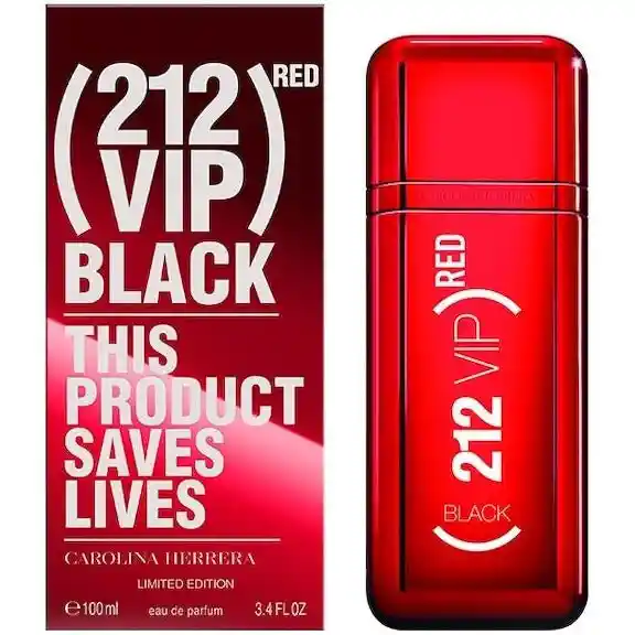 212 Vip Black Red -inspiracion