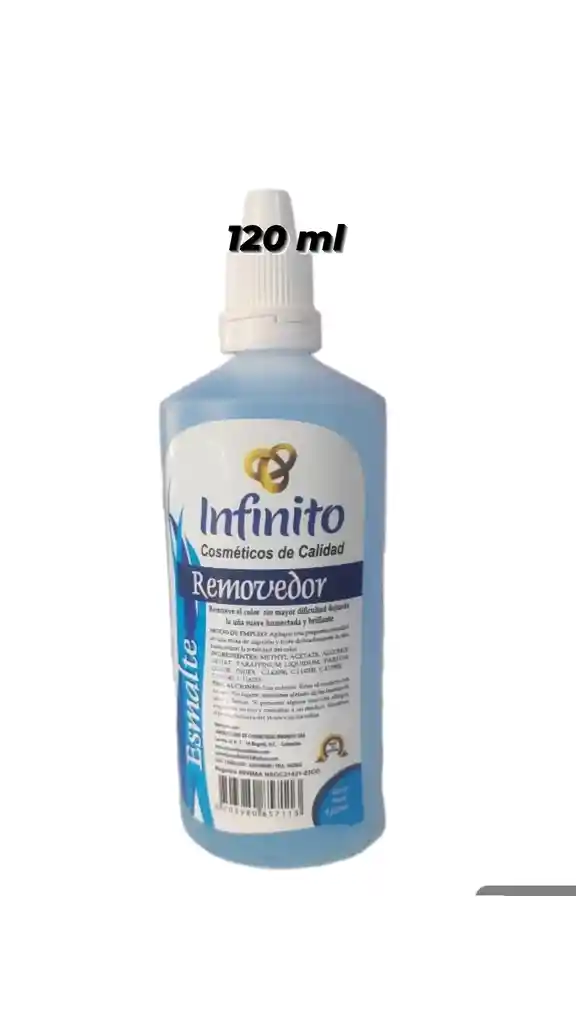 Removedor De Esmalte Infinito 120ml