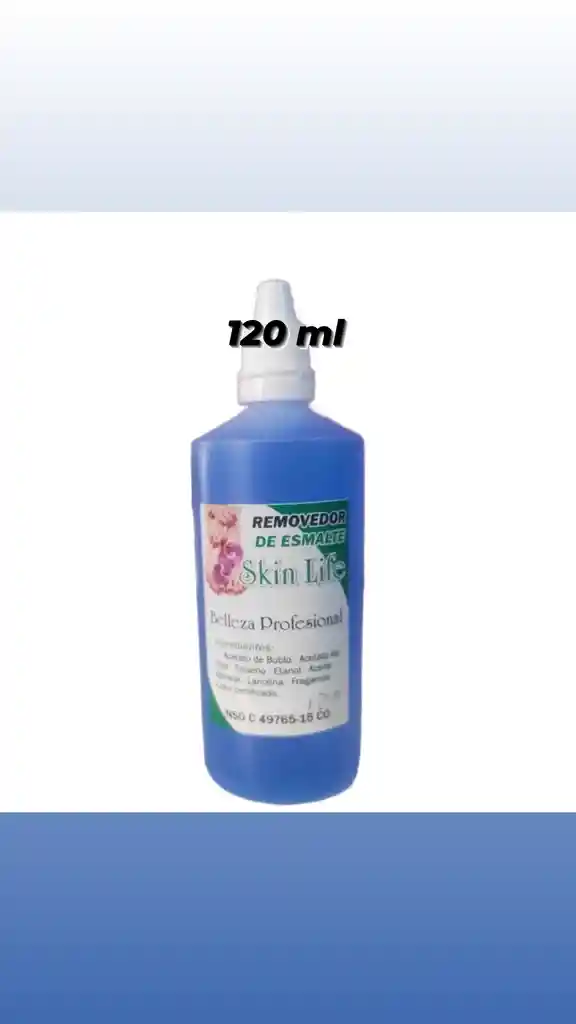 Removedor De Esmalte Sking Life120ml