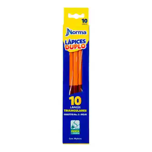 Lapiz Norma Duplo Caja * 12