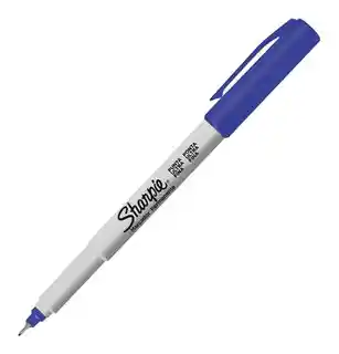 Marcador Sharpie Ultrafino Azul