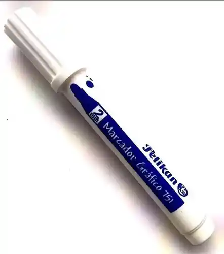 Marcador Grafico Pelikan (blanco)