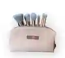 Kit Brochas 6 Unds + Cosmetiquera Eknor