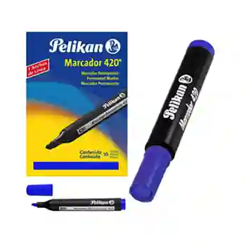 Marcador Pelikan Permanente 420 Azul