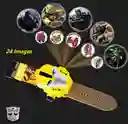 Reloj Niños Proyector Luz Digital Transformers Bumblebee