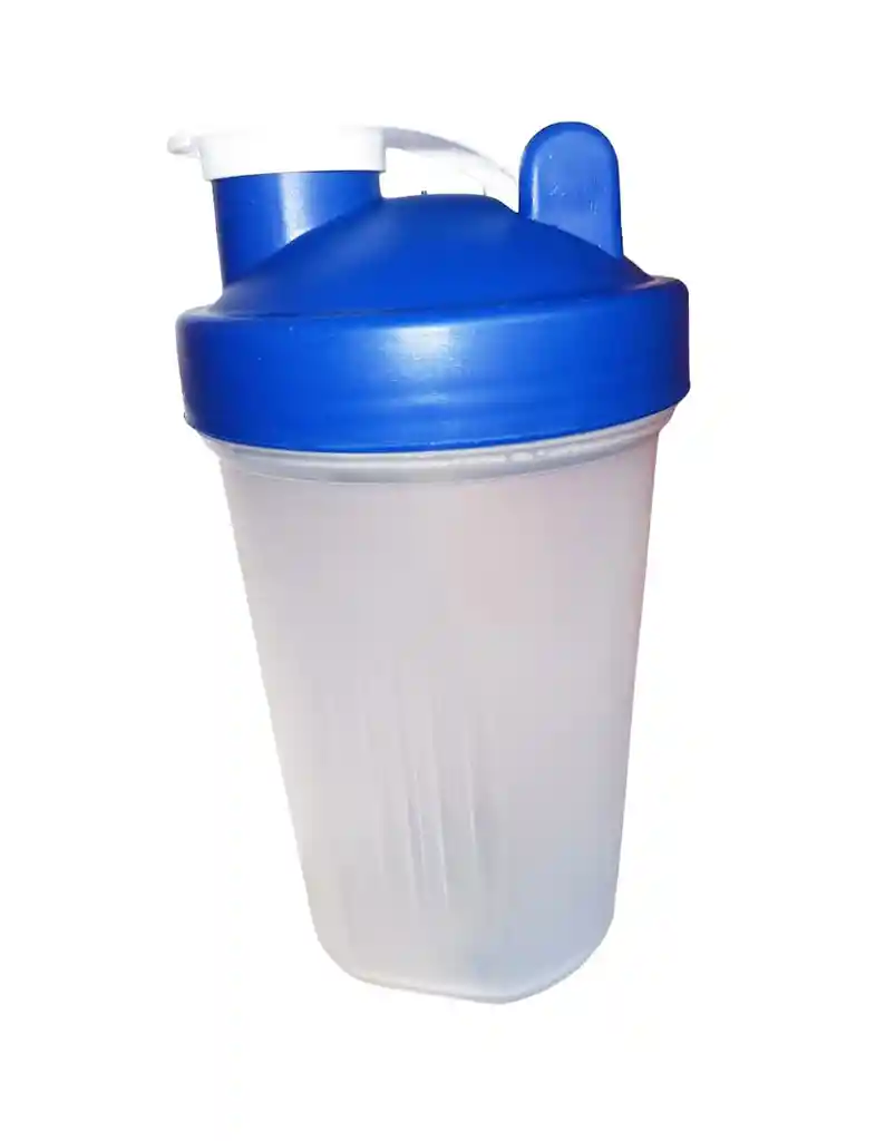 Shaker Mezclador 400ml Proteína Gimnasio Vulk - Azul