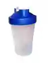 Shaker Mezclador 400ml Proteína Gimnasio Vulk - Azul