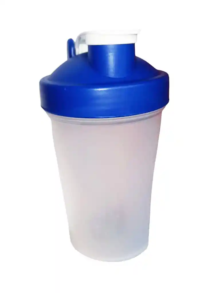 Shaker Mezclador 400ml Proteína Gimnasio Vulk - Azul