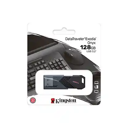 ⭐ Memoria Usb Kingston 128 Gb Exodia Onyx, Flash Usb Gen 3.2⭐