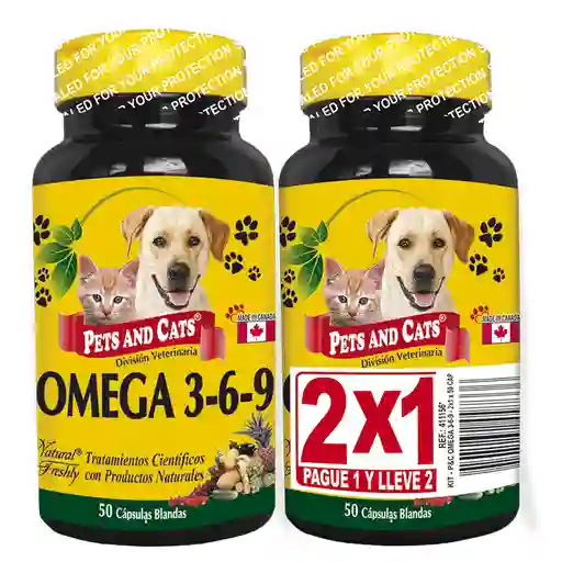 Omega 3 6 9 Para Perro Frasco X 50 Capsulas Promo Pague 1 Lleve 2 Omega Para Mascotas Omega Para Perros Y Gatos