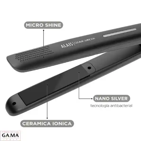 Plancha Profesional Cabello Gama Alais Ceramic 230grados C Planchado Blower Lizo Belleza