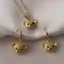 Duo Aretes Cadena Y Dije Oso