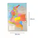 Póster Afiche Escolar Educativo Grande De Pared - Mapa Colombia División Política