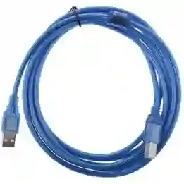 Cable Usb 2.0 Tipo B Para Impresora Escáner Kvm Micrófonos Cajas Disco Duro , Dispositivos De Audio, Mezcladores De 3 Mts Blindado De Calidad