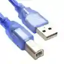 Cable Usb 2.0 Tipo B Para Impresora Escáner Kvm Micrófonos Cajas Disco Duro , Dispositivos De Audio, Mezcladores De 3 Mts Blindado De Calidad