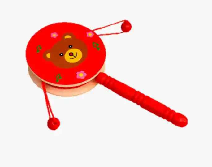 Tambor De Mano De Madera Para Niños