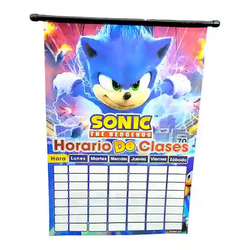 Horario De Clases Diseños Para Niños De Colgar Sonic X