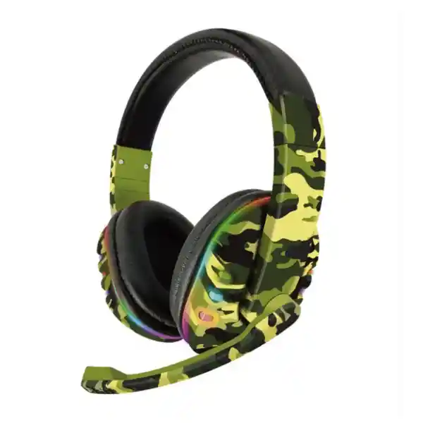 Diadema Gamer Camuflado Estilo Militar Kr-gm602