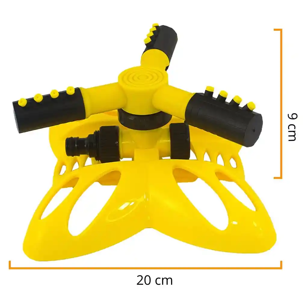 Aspersor Rociador Portátil Ajustable Con Rotación