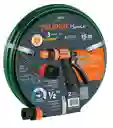 Combo Manguera Man-15x1/2re Y Pistola De Riego Pr-401 Truper