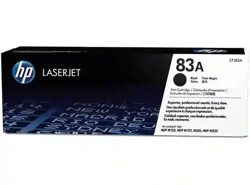 Toner Hp 83a Para Impresoras M125 M127 M201 M225 Mfp Color Negro Fc283a