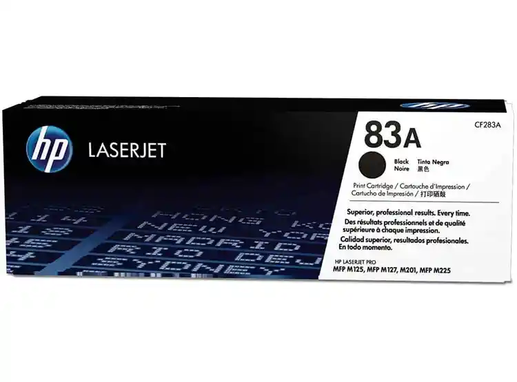 Toner Hp 83a Para Impresoras M125 M127 M201 M225 Mfp Color Negro Fc283a