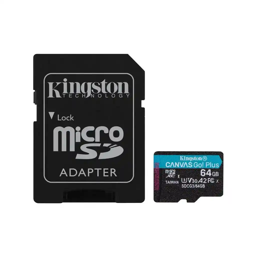 Micro Sdxc Kingston Canvas Go Plus 64gb