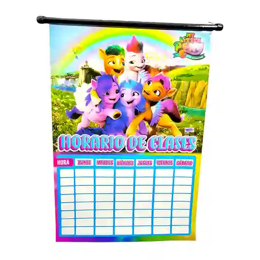 Horario De Clases Diseños Para Niños De Colgar My Little Pony