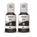 Tinta Epson 504 Para Uso En Impresoras L4150 L4160 L6161 L6171 Kit X2