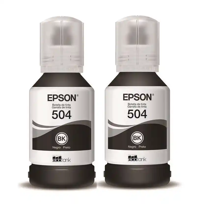 Tinta Epson 504 Para Uso En Impresoras L4150 L4160 L6161 L6171 Kit X2