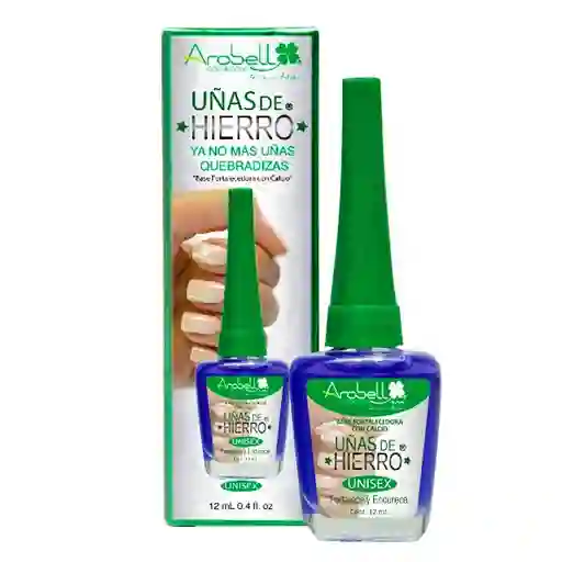 Esmalte Base Uñas De Hierro Arobell