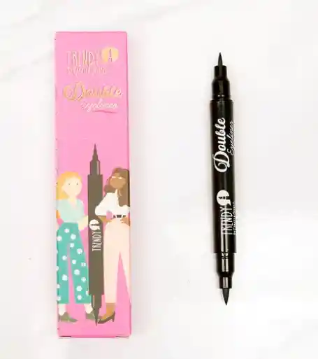 Delineador En Plumon Doble Punta Trendy Double Eyeliner