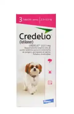 Antipulgas Credelio X 1 Tableta (2.5kg-5.5kg)