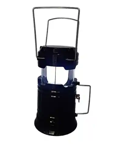 Lampara +linterna Solar Recargable Caperuza Emergencia