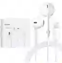 Earpods Con Conector Lightning Para Iphone Color Blanco