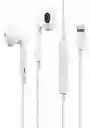 Earpods Con Conector Lightning Para Iphone Color Blanco