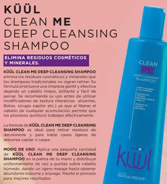 Kuul Clean Me Shampoo Limpieza Profunda 1lt