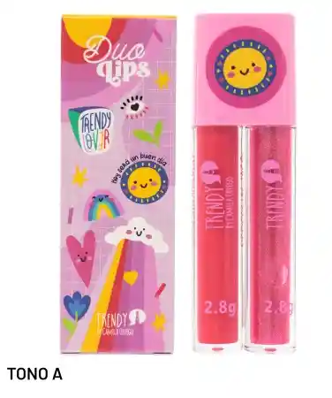 Gloss Brillo Duo Lips Trendy Tono A