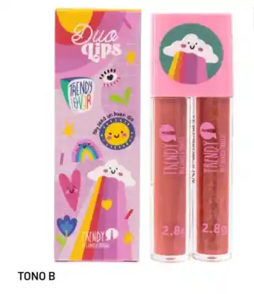 Gloss Brillo Duo Lips Trendy Tono B