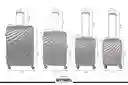 Set 4 Maletas Rigidas Viaje4 Ruedas Abs Sky Travel