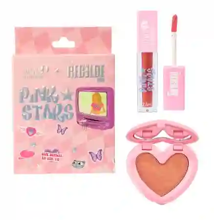 Kit Pink Start Rubor Y Gloss Brillo Trendy