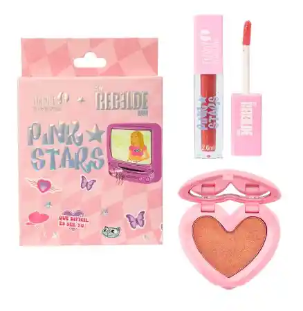 Kit Pink Start Rubor Y Gloss Brillo Trendy